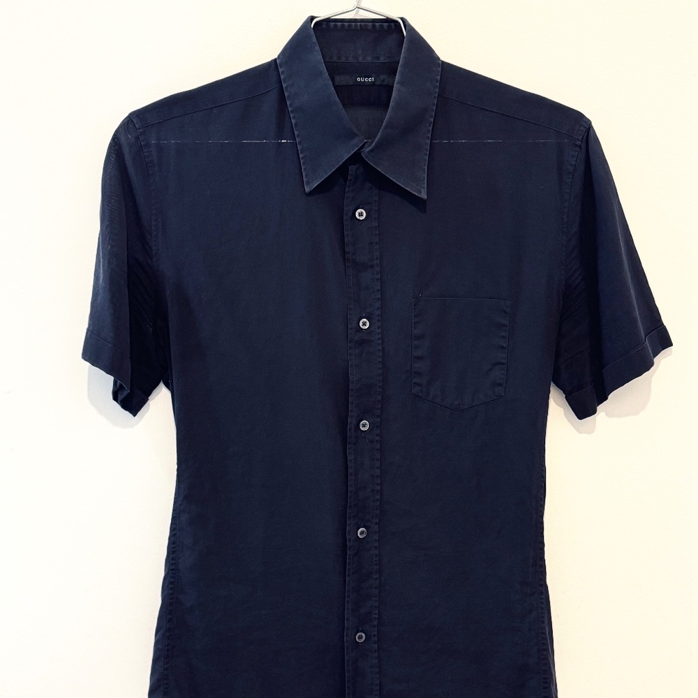 GUCCI Linen Short Sleeve Shirt